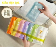 Combo 7 áo mưa chất lượng cao cấp siêu dai có túi zip nhỏ gọn 7 màu thời trang siêu đẹp