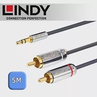 LINDY 林帝 CROMO 雙RCA to 3.5mm 音源線 5m (35336)