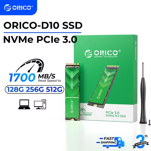 ORICIO 1TB M.2 NVMe SSD PCIe Gen3x4 2280 SSD Up to 3600MB/s Internal Solid State Drive with NAND Fla