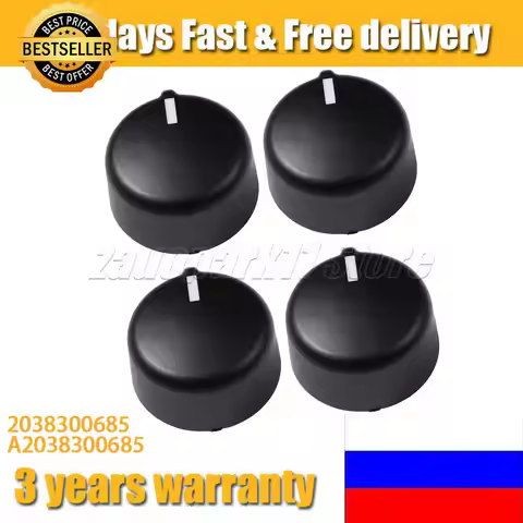 4 PCS Climate Air Conditioner Control Button Knob A2038300685 For Mercedes C-Class W203 C320 C240 C2