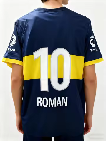 Boca Juniors Retro Hot Selling Jerseys for Men and Women Sports Casual T-shirts Trendy for Adults an