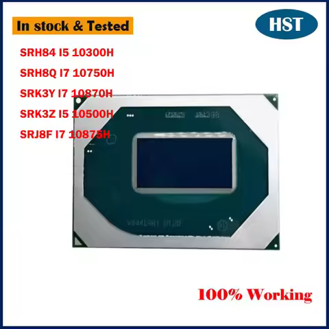 Original CPU SRH84 I5 10300H SRH8Q I7 10750H SRK3Y I7 10870H SRK3Z I5 10500H SRJ8F I7 10875H Chip Ch