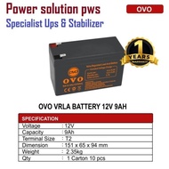Ups Battery ovo 12v 9ah 12 volt 9 Ampere