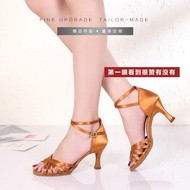 Dance Shoes Latin Square Dance Qiao Latin Dance Shoes Women High Heel Latin Shoes Adult Soft Sole Ch