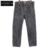 กางเกงขายาว Levi's 501 สีดำ ทรงตรง มือสอง ไซส์ 32