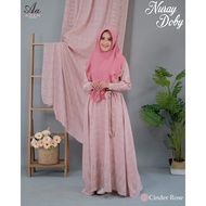 Gamis Wanita Nuray Doby Set Khimar By Aden Hijab