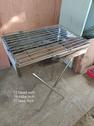 bbq grill(ihawan folding) 12x18 stainless