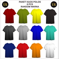 T-shirts men'sPOLOS 8-piece men's t-shirt/Wanita t-shirt package/Polosan unisex