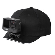 New Adjustable Canvas Sun Hat Cap Head Mount Strap Short Cap For Gopro Hero 9 8 7 6 5 Insta360 Osmo Action Camera Accessories