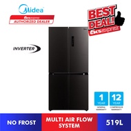 Midea 4 Door Inverter Fridge (519L) MDRF632FGF28 Refrigerator / Peti Sejuk