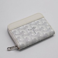 GOYARD Matignon拉鍊零錢包 - 迷你白