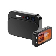 New 64MP CCD digital beauty camera with sliding touchscreen and music player, available in pink/whit