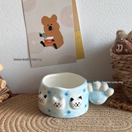 Cute 3D Cat Paw Ceramic Mug