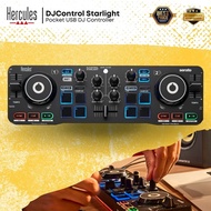 Hercules DJ DJControl Starlight Pocket USB DJ Controller with Serato DJ Lite