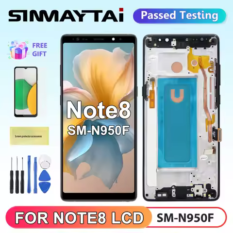 Tested Note 8 Display Screen For Samsung Note8 N950F N950U N950W N950FD Display Touch Screen Digitiz