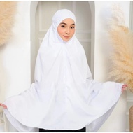 Mini Telekung Cotton Plain Pocket Zipper (Haji Umrah)