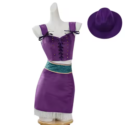 Anime Movie One Piece Nico Robin Cosplay Costume Top Skirt Belt Hat Role Play Outfit Halloween Carni