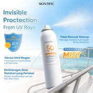 SKINTIFIC All Day Light Sunscreen Mist SPF50 PA++++ Sunscreen Spray Anti UV Face Body Spray Anti UV