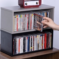 C CD Storage Cabinet Game CD Disc Display Cabinet Desktop Storage Rack Solid Wood cd Storage Box