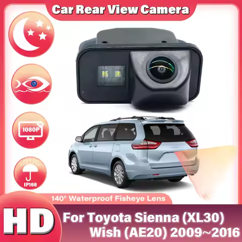 Reverse Rear View Backup Parking Camera Kit Fit For Toyota Sienna (XL30) Wish (AE20) 2009 2010 2011 