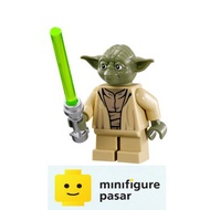 sw0707 Lego Star Wars 75233 75142 75255 75168 - Yoda Minifigure w Lightsaber - New