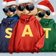 Unisex Alvin and the Chipmunks Anime Style Hoodie with Eco-Friendly Printing