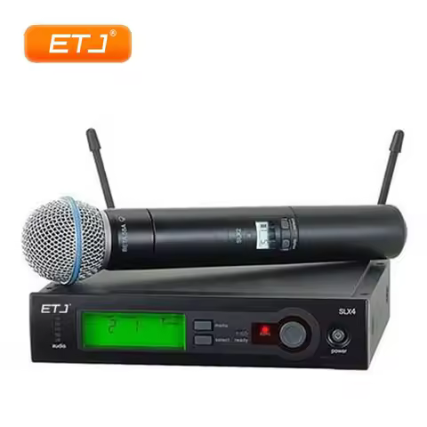 SLX24 Beta58 UHF Wireless Microphone Professional Karaoke Handheld Microfone Top Quality SLX4 SLX Dy