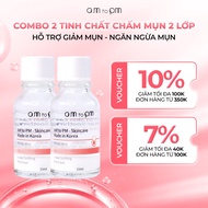 COMBO of 2 2-Layer A-Clear Aid Soothing Eraser Am to Pm 15ML - For Acne and Sensitive Skin