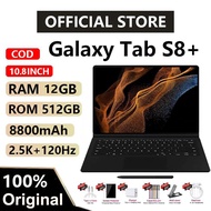 [Cash on delivery] Galaxy Tab S8+ Tablet Original 10.8inch HD Camera 16GB + ROM512GB Smart Tablet Android Tablet PC Mula  Support SIM Card Support 4G/5G 1 Year Warranty Place an order and give 6 gifts