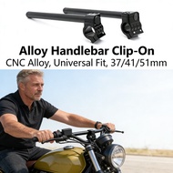 Handlebar Fork Handlebar CNC Aluminum Alloy 37mm Clip-On 41mm 51mm Universal Motorcycle