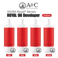 Schwarzkopf Igora Royal Oil Developer 1000ml Igora Developer Peroxide 3% 6% 9% 12% Igora Peroxide Sc
