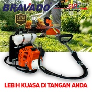 BRAVADO/APACHE/WINAS/GAMA TurboCUT BG328 Backpack Brush Cutter Mesin Rumput 32.8cc 2 Year Warranty