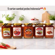 Sambal Pedas Indonesia (Ready to Eat) Sambal Penyet/Sambal Cumi Sotong/Sambal Tuna/Sambal Bawang/ Sa