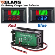 Welans Car Battery Charge Level Indicator 12V 24V 36V 48V 60V 72V Lithium Battery Capacity Meter Tes