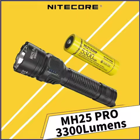 NITECORE MH25 PRO 3300Lumens Max Rnge 705M, With 5300mAh Battery , USB-C Rechargeable Flashlight Inc