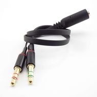 Y Splitter Adapter Audio 3.5mm Female To 2 Male Jack To Laptop PC Aux Cable  SGK1