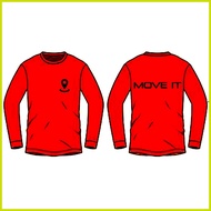 ◬ 🅹 ✧ ❐ Move It Long Sleeve Drifit uniform shirt