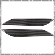 Black Carbon Fiber Headlight Eyelids Covers for 2003-2008 350Z Fairlady Z Z33 (Pack of 2)