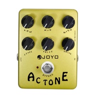 JOYO JF-13 AC Tone Guitar Effect Pedal Vox AC-30 Tube Amplifier 6-Knob & 3-Band EQ Blues/Rock Tone f
