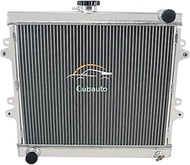 Cubauto Aluminum Radiator for 1984-95 1994 Toyota Pickup DLX/ 4Runner SR5 2.4L L4 MT 85 86 87 88 89 
