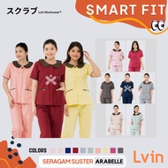 Arabelle Batik Series Short Sleeve Nurse Uniform / Short Sleeve Nurse Uniform Nanny Uniform/ Clinic 
