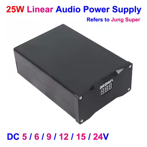 25W 3.5A Jung Super JSR Dual Output Linear Power Supply Talema Low Noise For DAC Headphone Amplifier