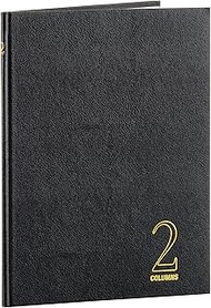 Wilson Jones Hardbound Accounting Journal, 9.25 x 7 Inches, 2 Columns, 80 Pages, 30 Lines per Page, 