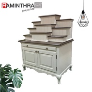 Raminthra Furniture โต๊ะหมู่สไตล์โมเดิร์น หมู่ 9 ขนาด 100 ซม. ( Set of altar Table )