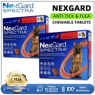 Nexgard Spectra for dog 3 Tablets/Box chewable Anti Tick & Flea