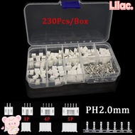 VIOLETLILAC Header JST Connector, PH2.0 2p 3p 4p 5 pin 2.0mm 2.0mm Pitch Terminal Kit / Housing / Pi