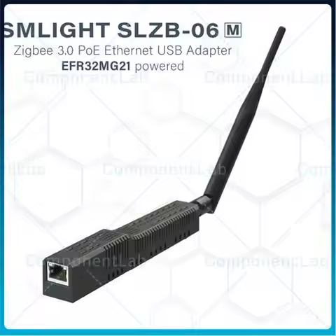 For SMLIGHT SLZB-06M Zigbee 3.0 to Ethernet USB WiFi Gateway with PoE Coordinator