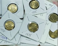 1975年 英女皇頭香港大一毫   全新UNC品相  粒粒車輪轉光  每枚售$15  (最少買5枚)  存貨只有20枚