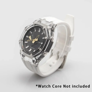 For 2025 new Casioak Mod Kit For GA2100 GA2110 Transparent Case Rubber Strap For Casioak Watch Band 