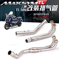 SYM MAXSYM TL  Header Pipe TL500 Exhaust Modification Connect to 51MM/2" Inlet Mufflers